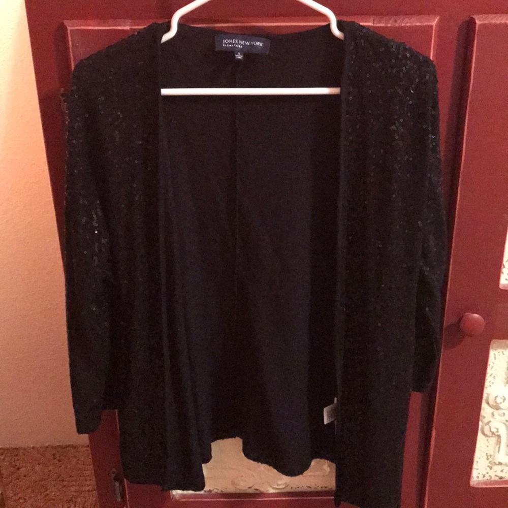 Jones of New York black sequin sweater